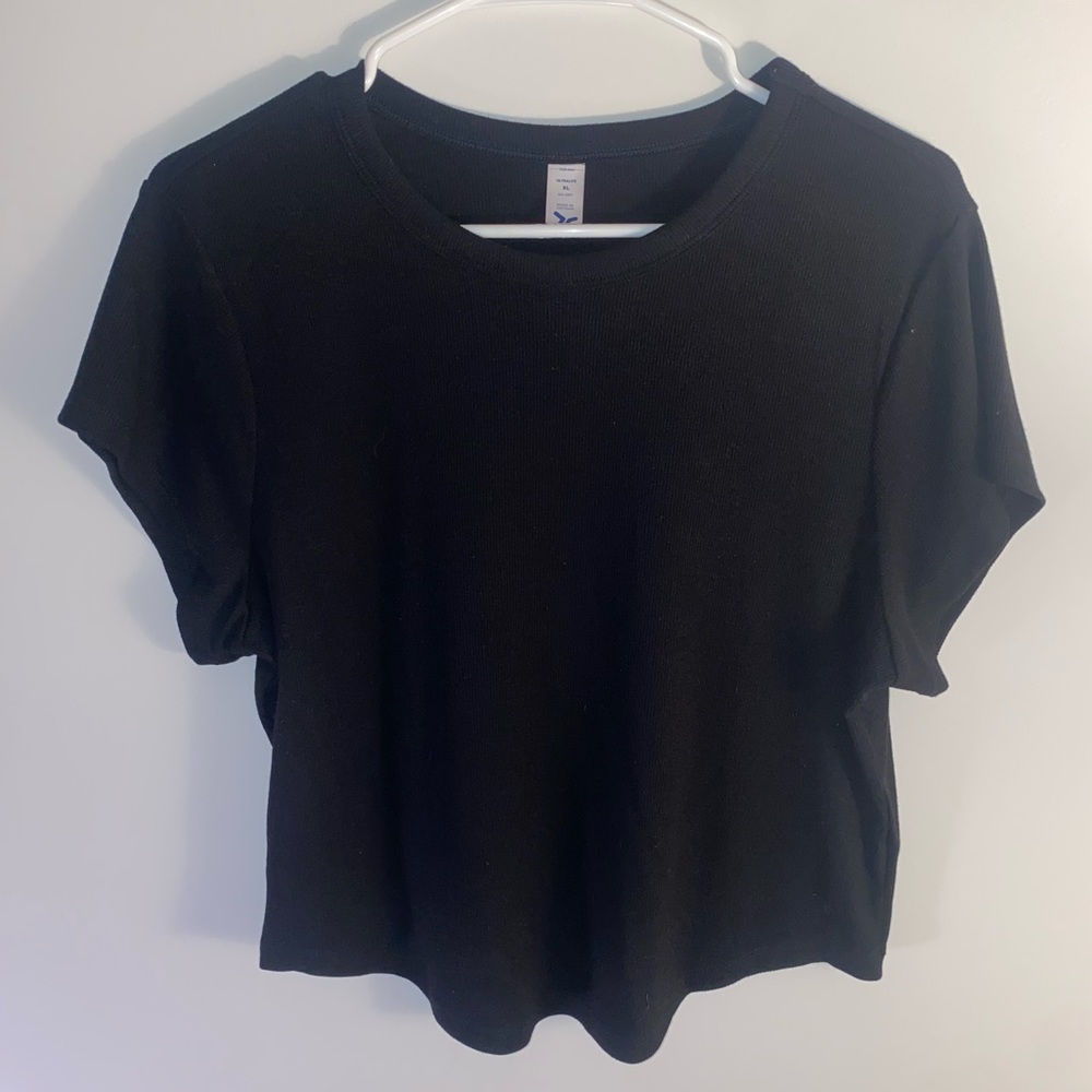 Old Navy UltraLite Cropped Rib-Knit T-Shirt